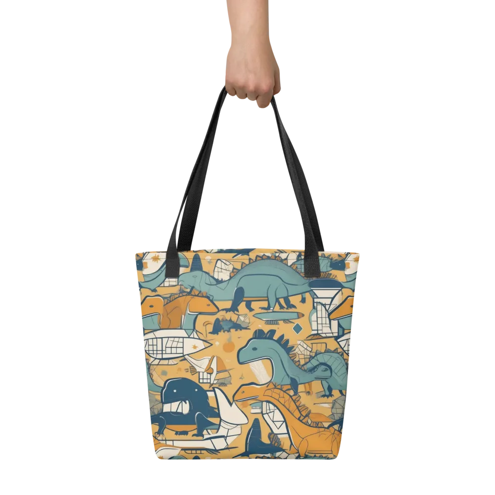 Jurassic Drift on Tote Bag — Front