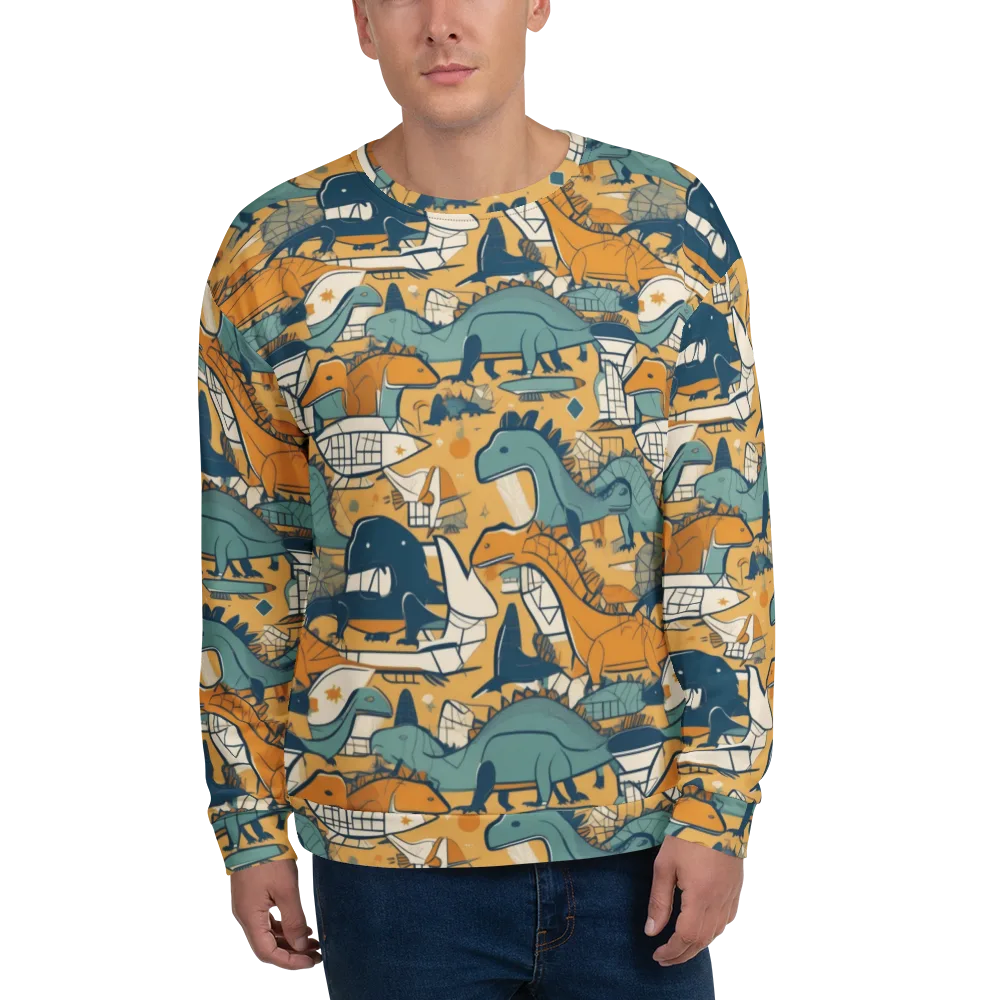 Jurassic Drift on Sweatshirt — Front