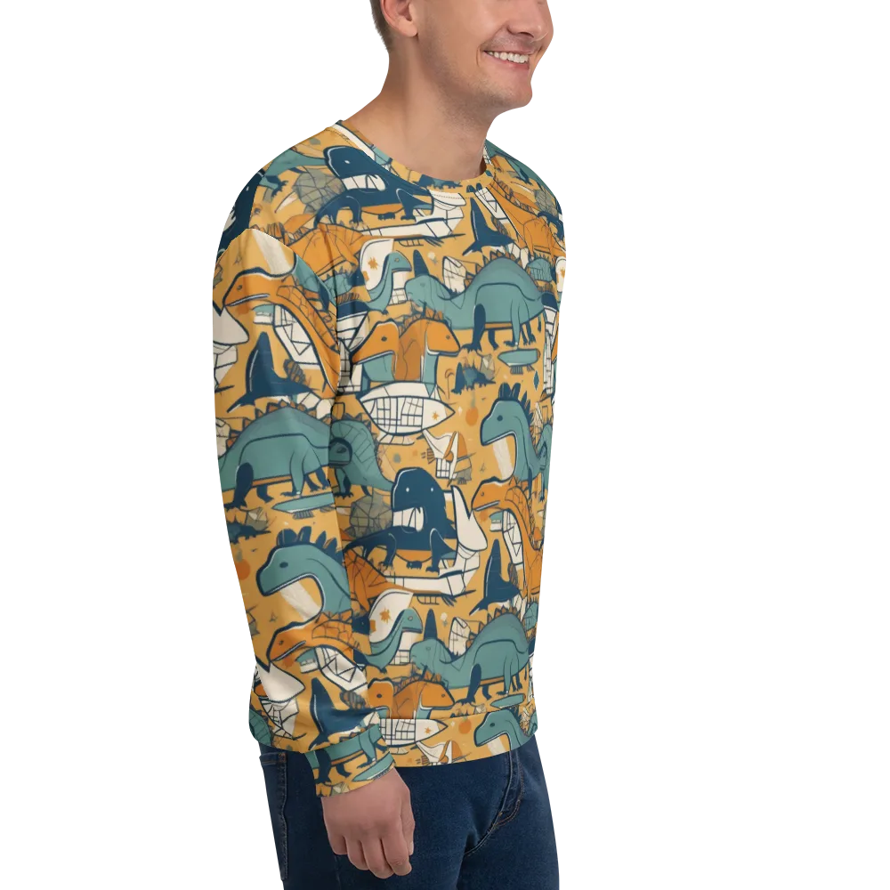 Jurassic Drift on Sweatshirt — Right Front
