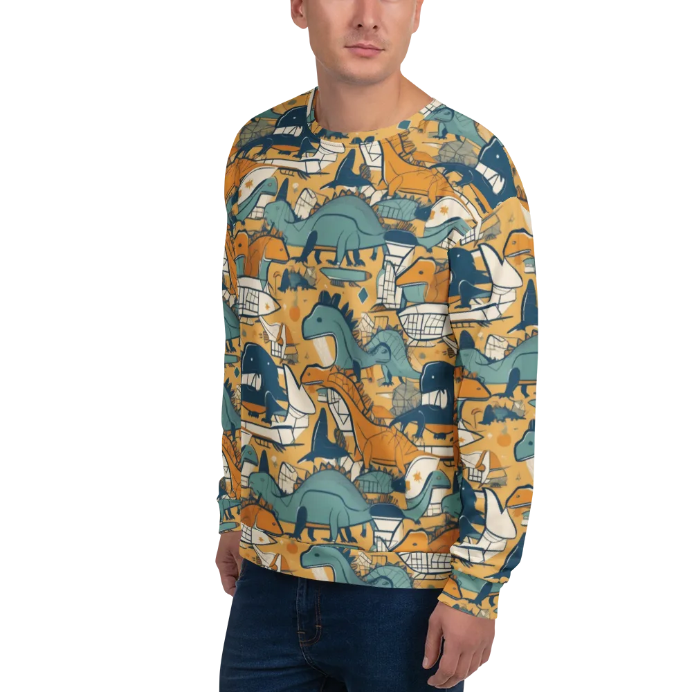 Jurassic Drift on Sweatshirt — Left Front