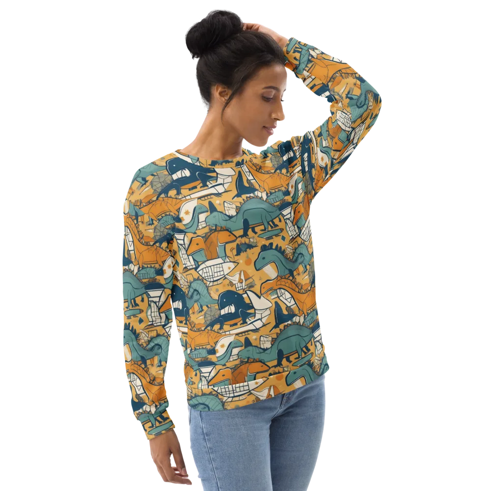 Jurassic Drift on Sweatshirt — Right Front