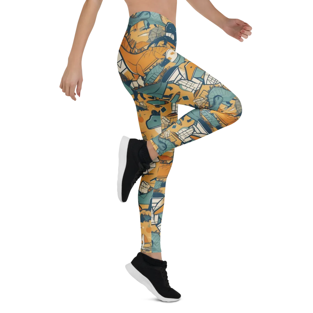 Jurassic Drift on Leggings — Right