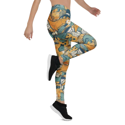 Jurassic Drift on a Leggings