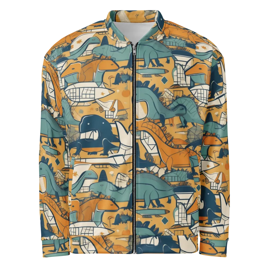 Jurassic Drift on Bomber Jacket — Front