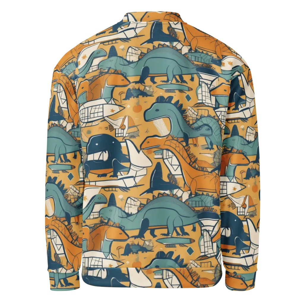 Jurassic Drift on Bomber Jacket — Back