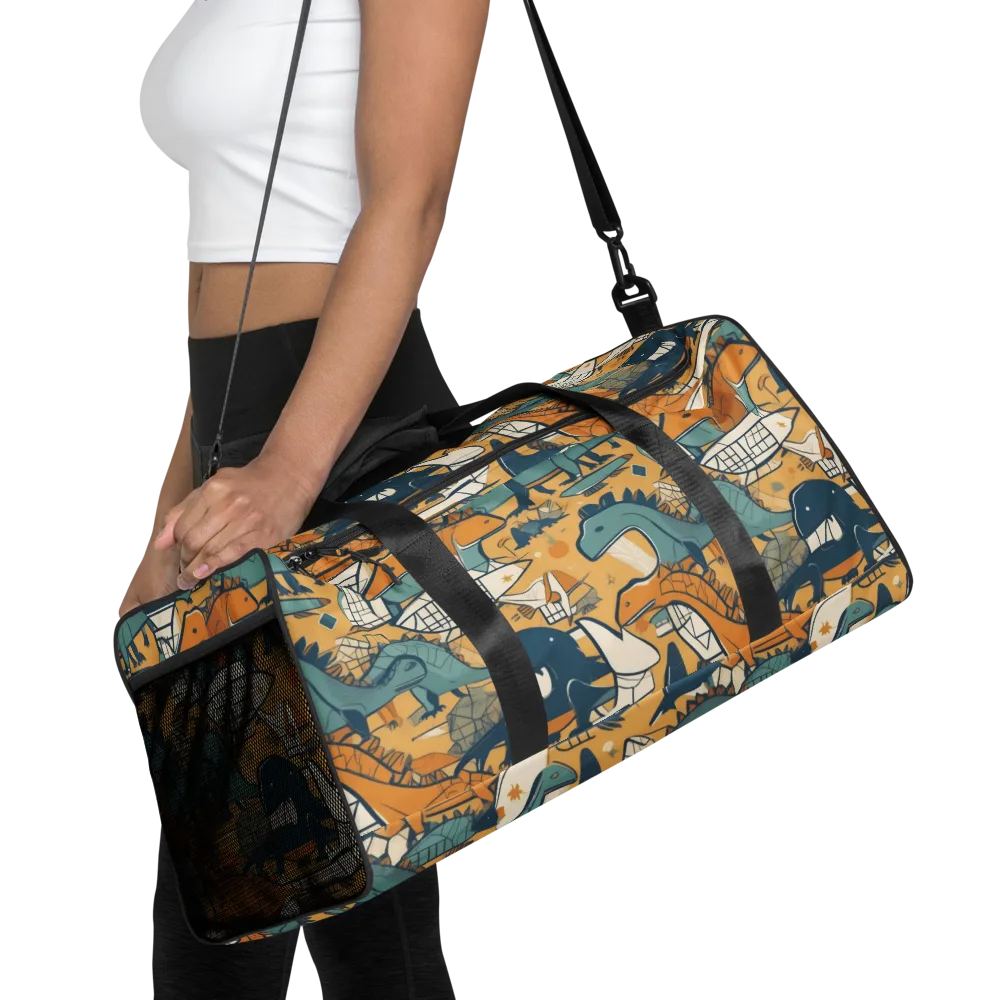 Jurassic Drift on Duffle Bag — Front