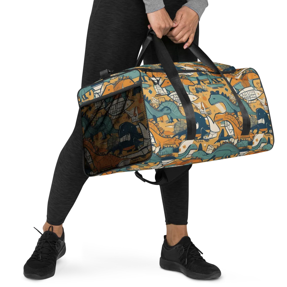 Jurassic Drift on Duffle Bag — Right Front