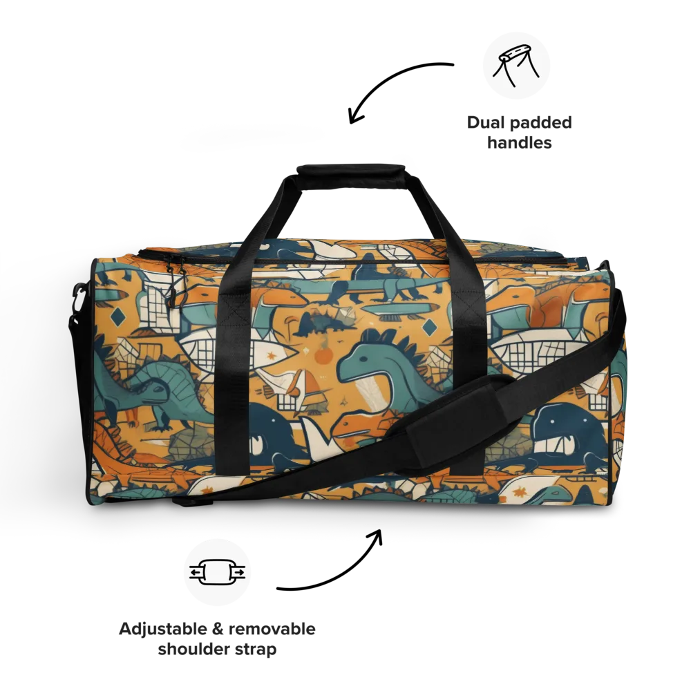 Jurassic Drift on Duffle Bag — Front
