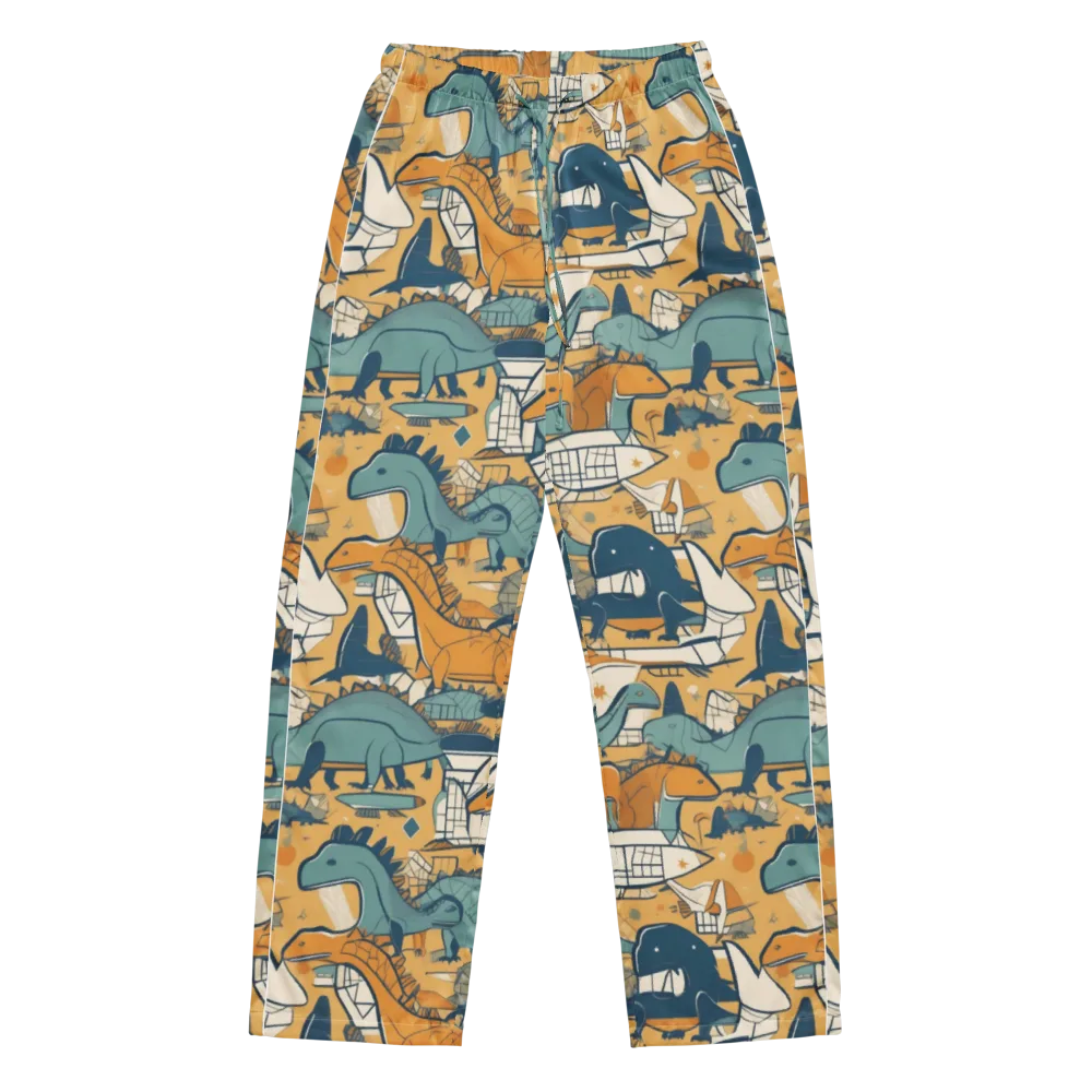 Jurassic Drift on Women's Pajama Pants — Front