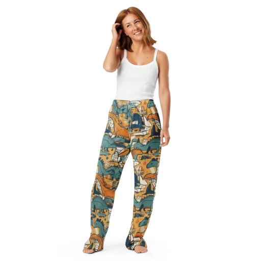 Jurassic Drift on a Women's Pajama Pants