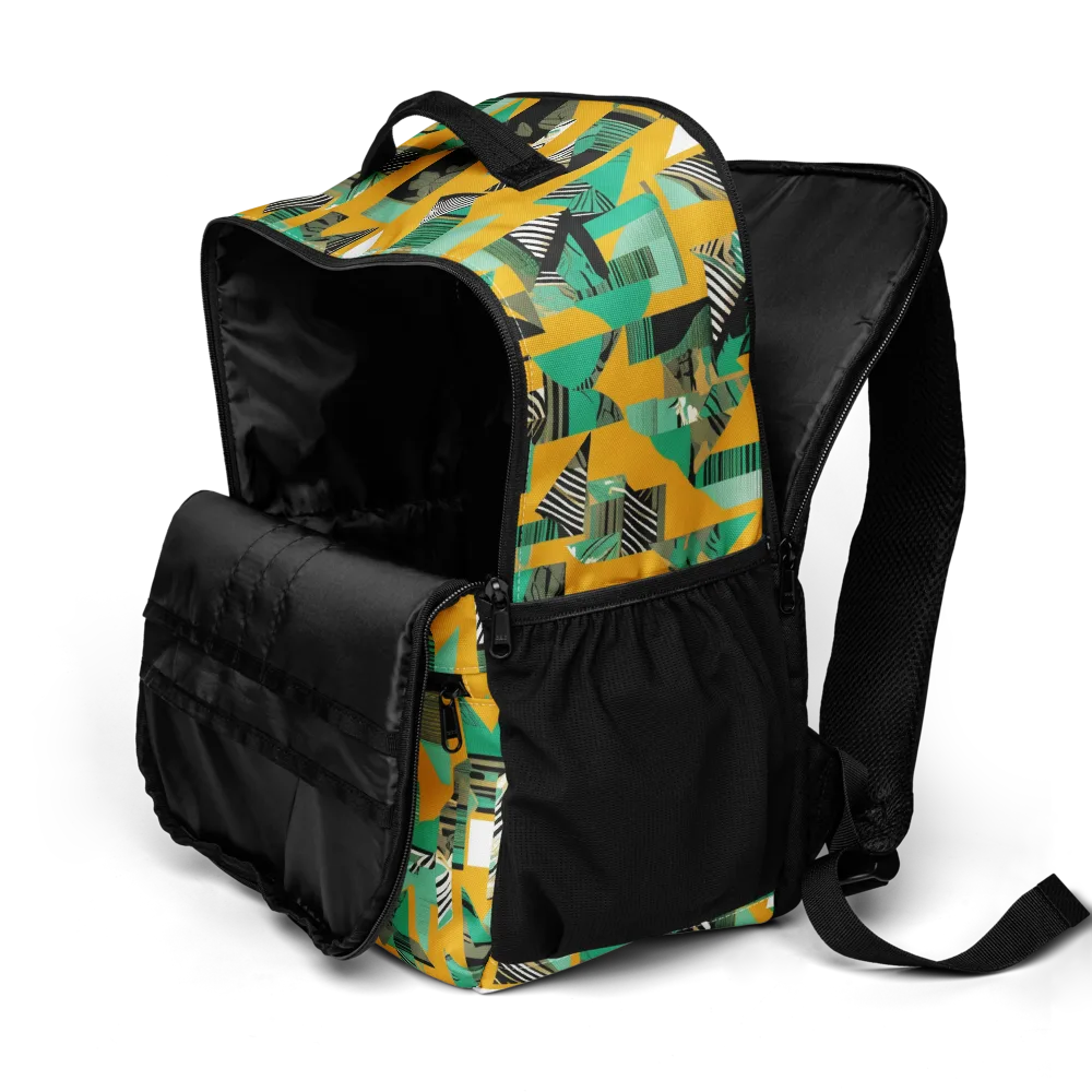 Citrus Collage on Utility Backpack — Product details 2