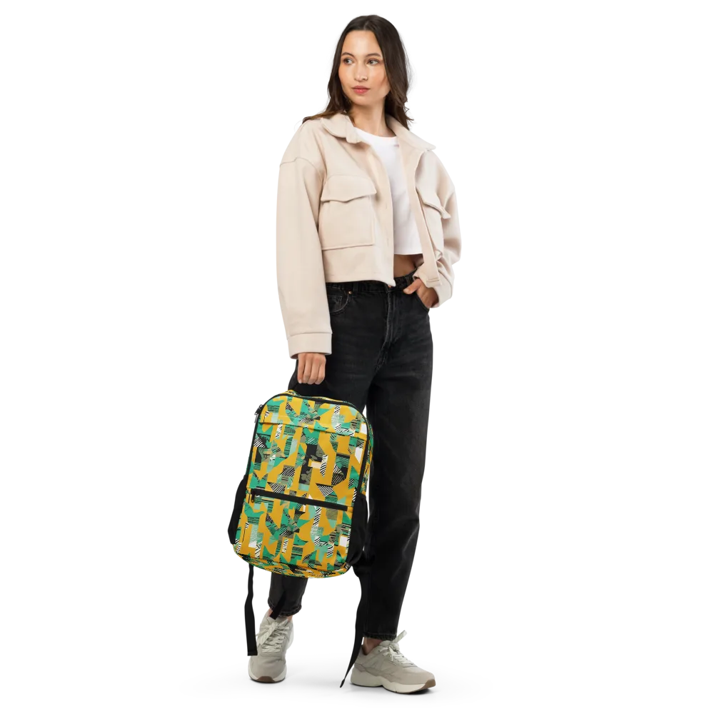 Citrus Collage on Utility Backpack — Front