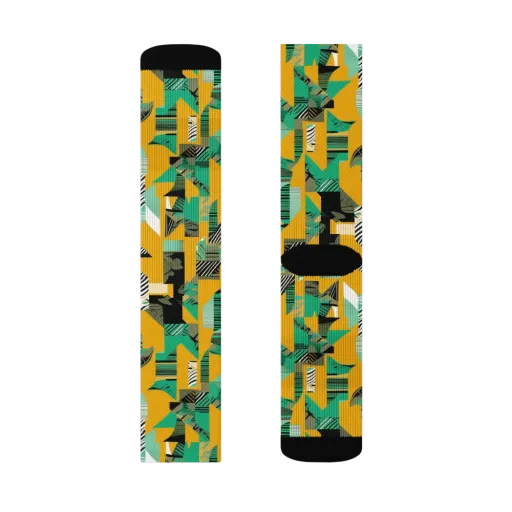 Citrus Collage on a Socks