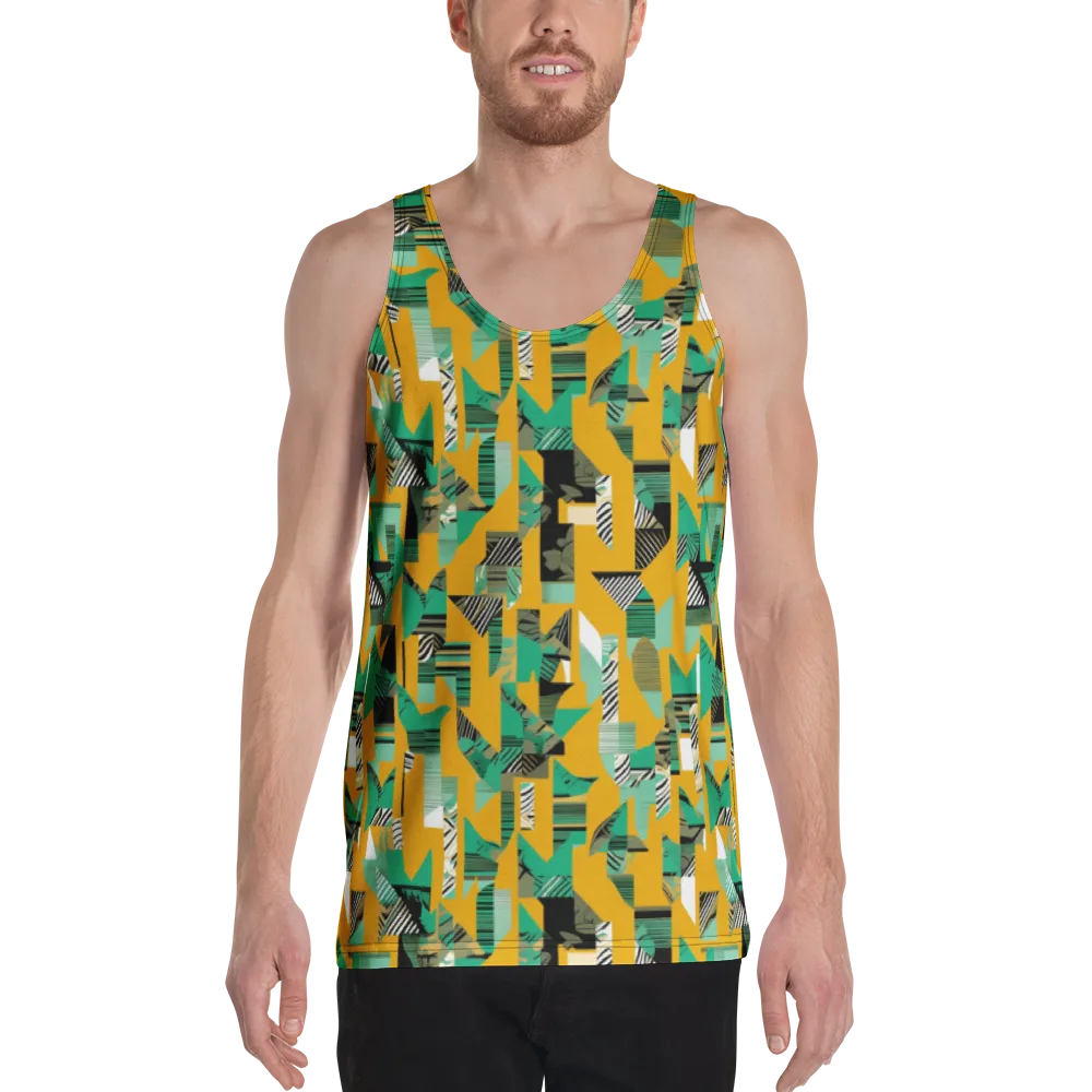 Citrus Collage on Men's Tank Top — Front