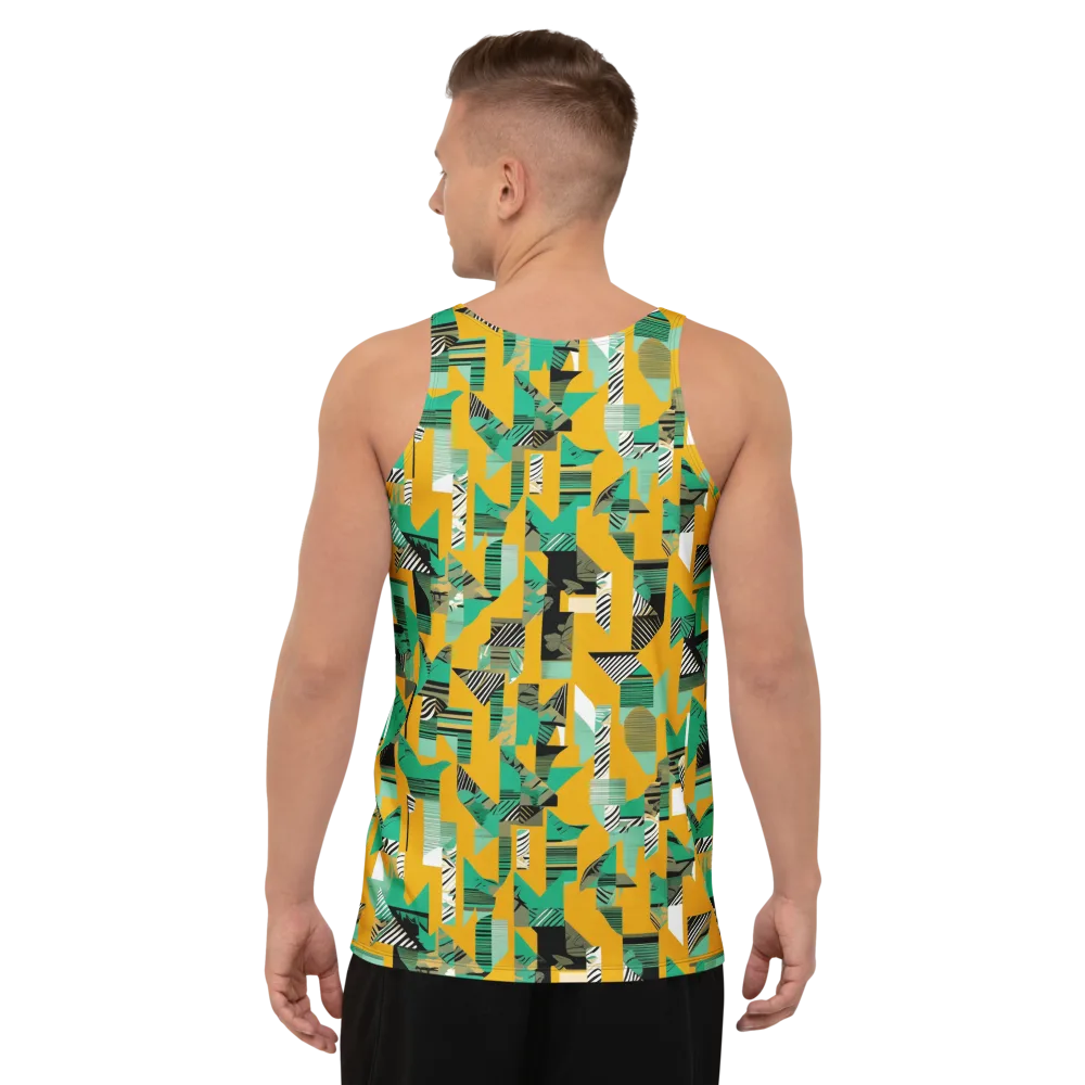 Citrus Collage on Men's Tank Top — Back