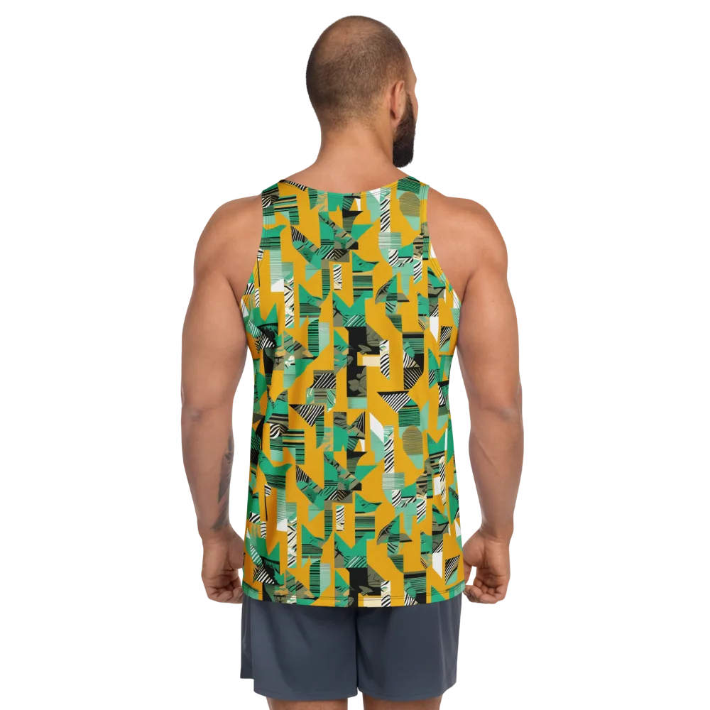 Citrus Collage on Men's Tank Top — Back