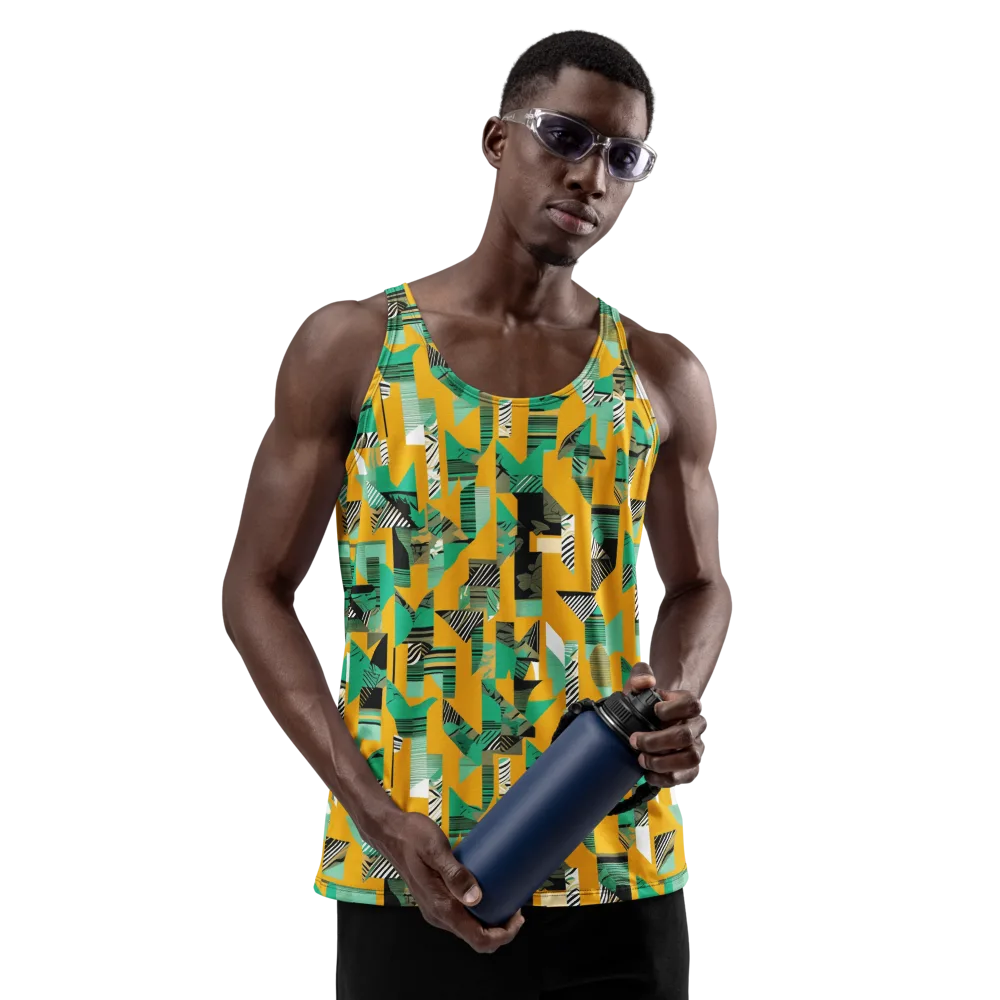 Citrus Collage on Men's Tank Top — Front