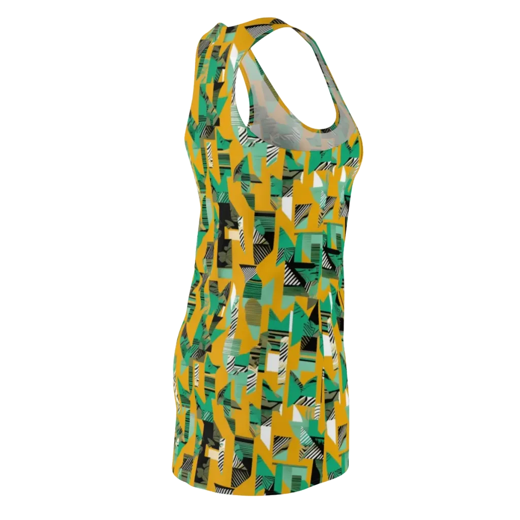 Citrus Collage on Racerback Dress — Back Side
