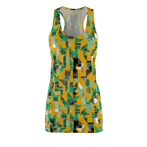 Citrus Collage on a Racerback Dress