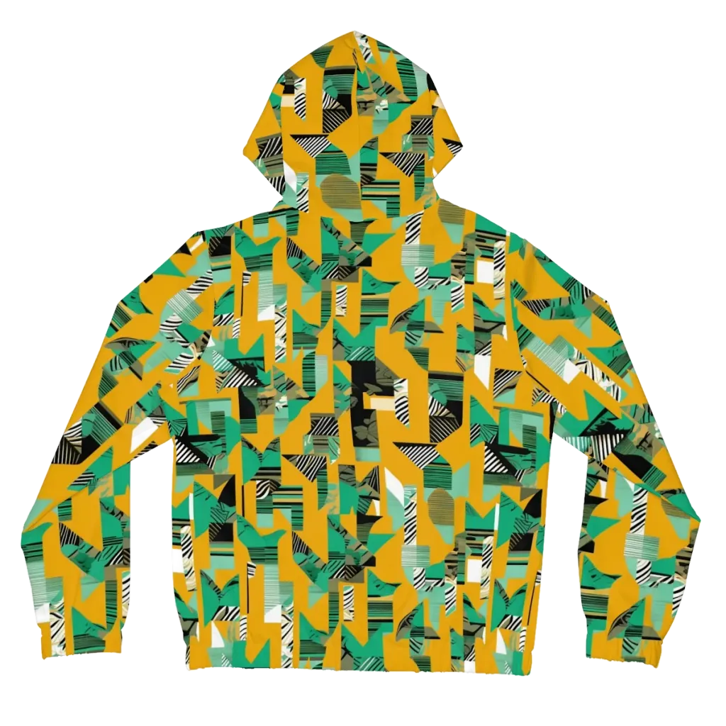 Citrus Collage on Women's Full-Zip Hoodie — Back