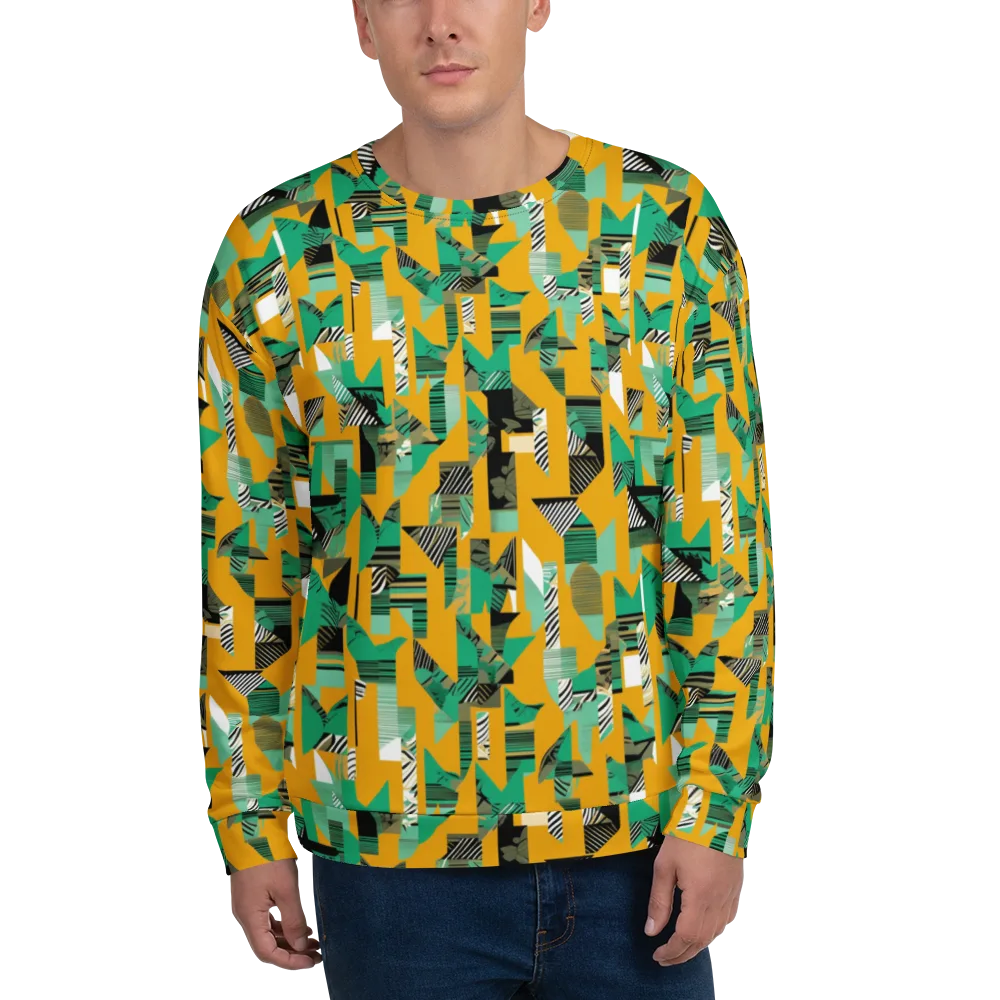Citrus Collage on Sweatshirt — Front