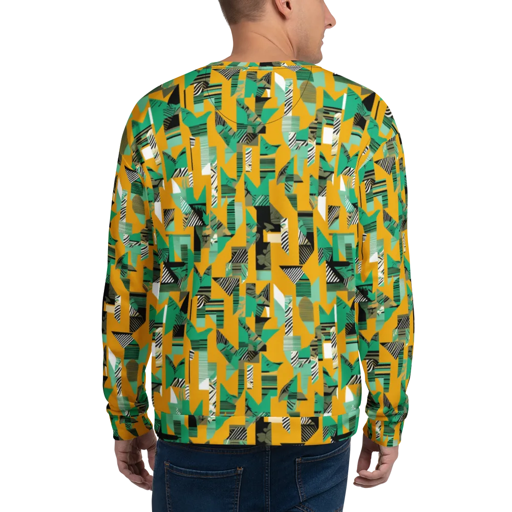 Citrus Collage on Sweatshirt — Back