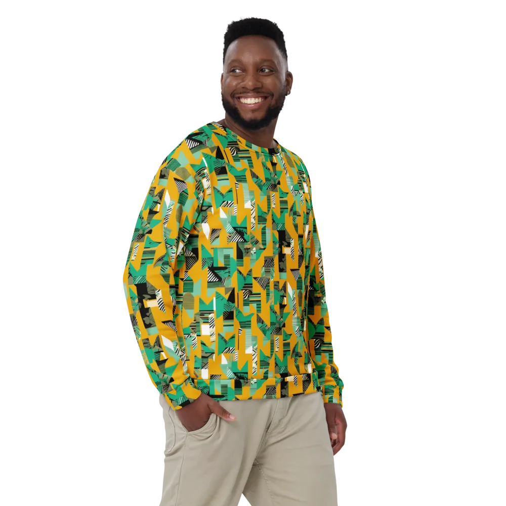 Citrus Collage on Sweatshirt — Front