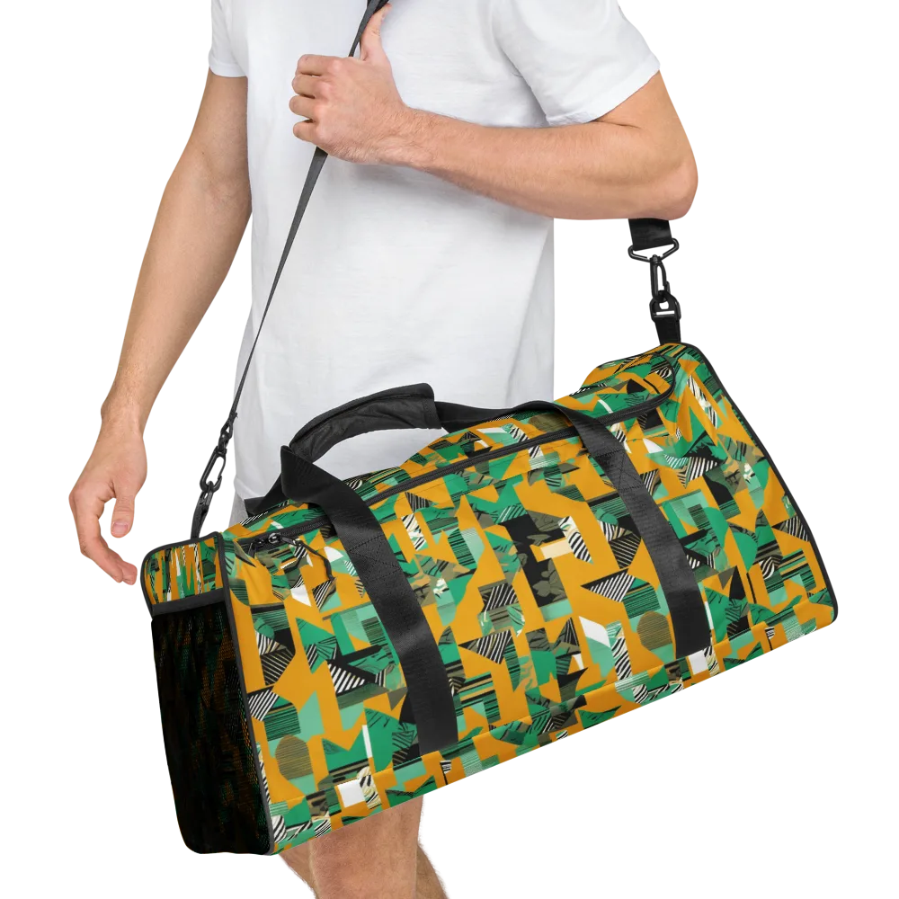 Citrus Collage on Duffle Bag — Right Front