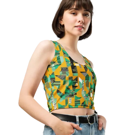 Citrus Collage on a Crop Top