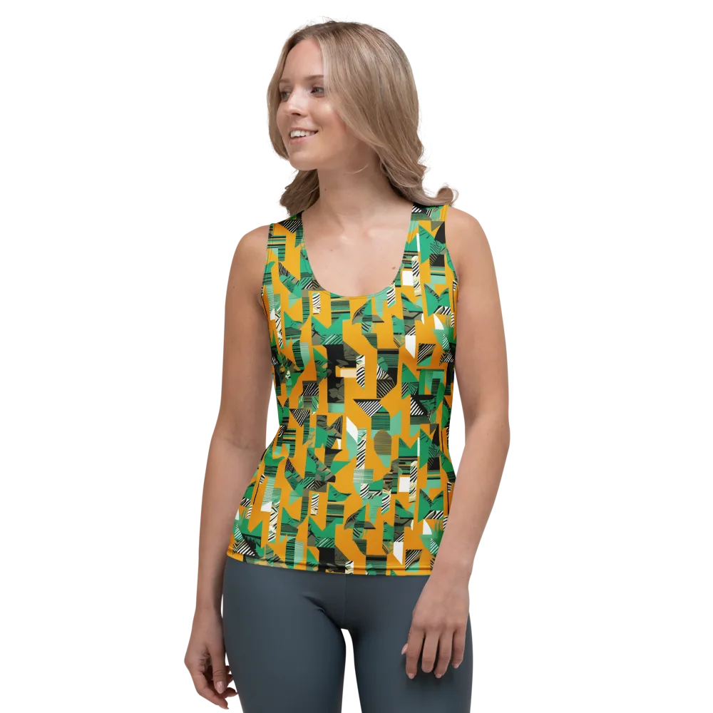 Citrus Collage on Women's Tank Top — Front
