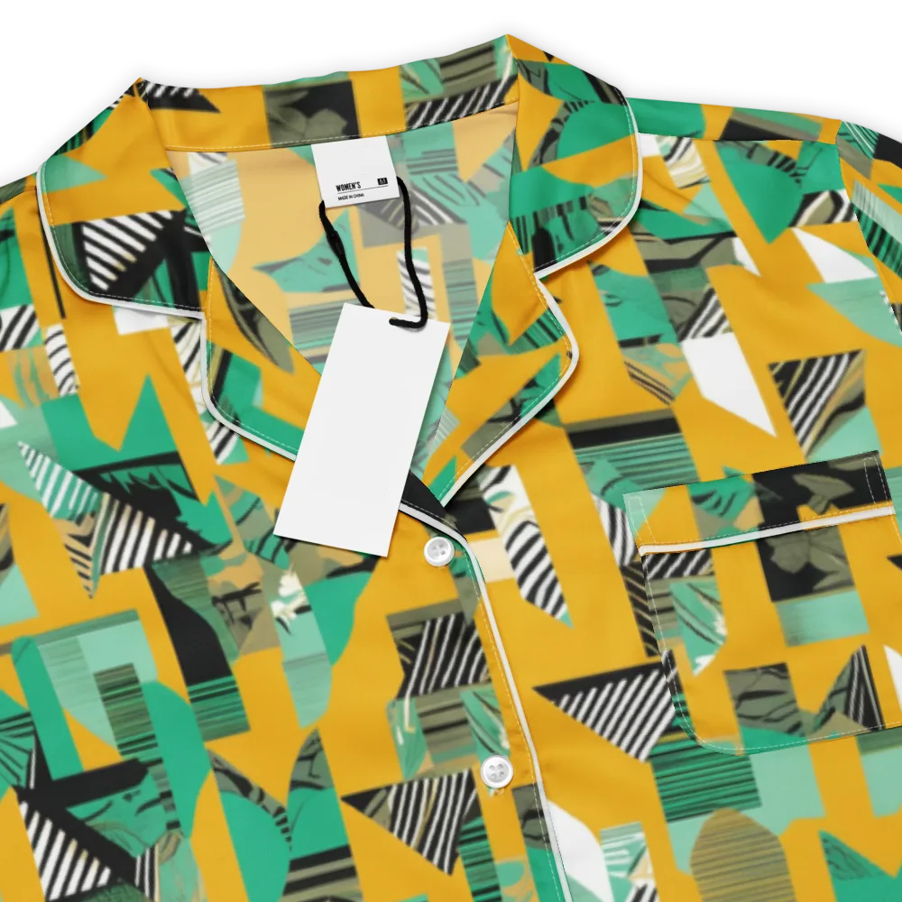 Citrus Collage on Women's Short Sleeve Pajama Top — Product details