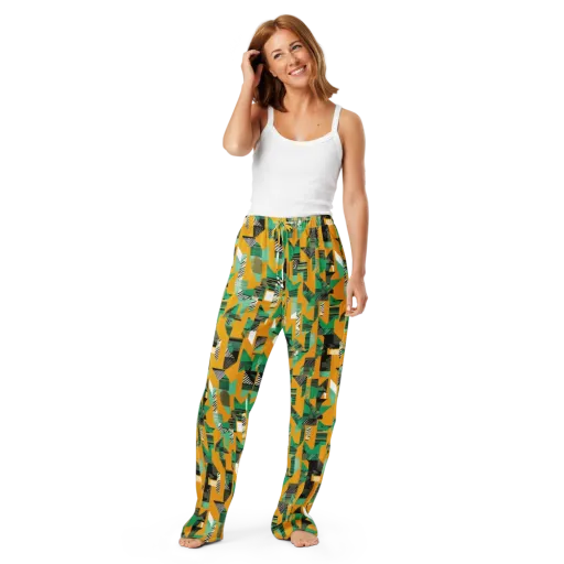 Citrus Collage on a Women's Pajama Pants