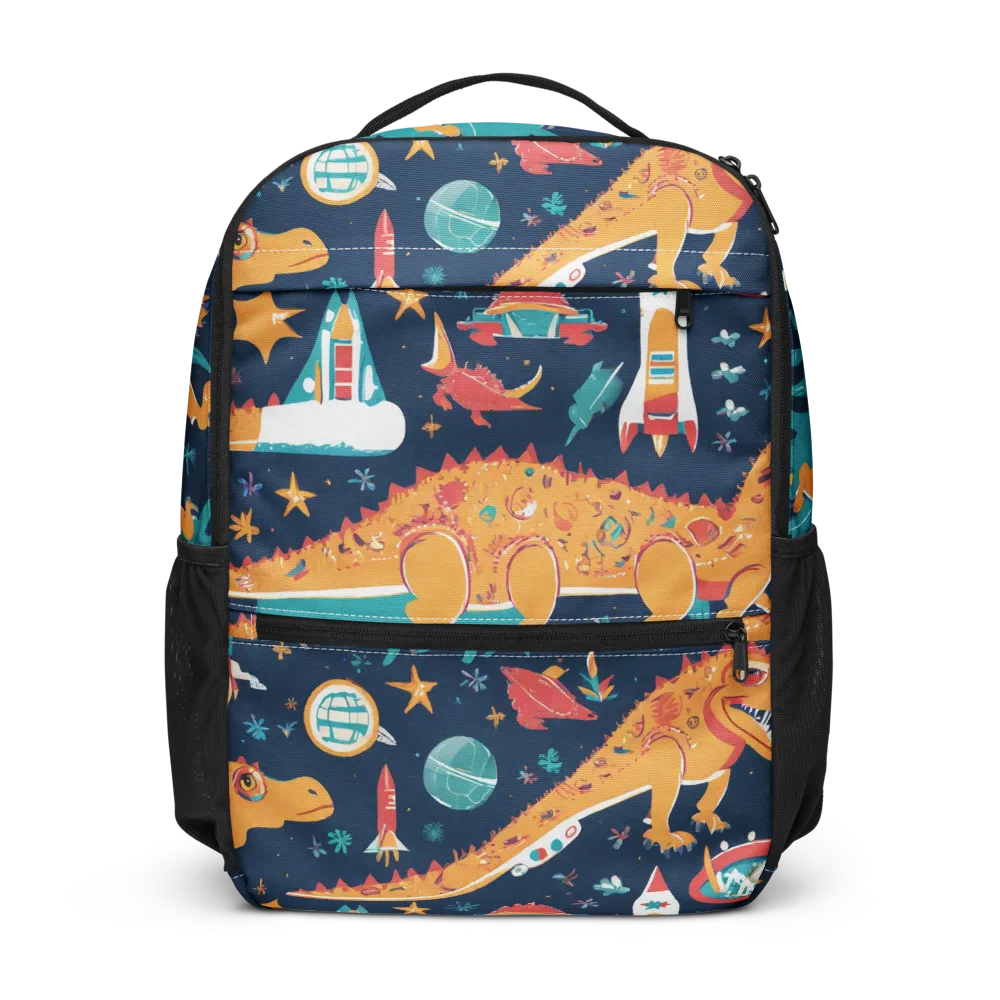 Jurassic Orbit on Utility Backpack — Front
