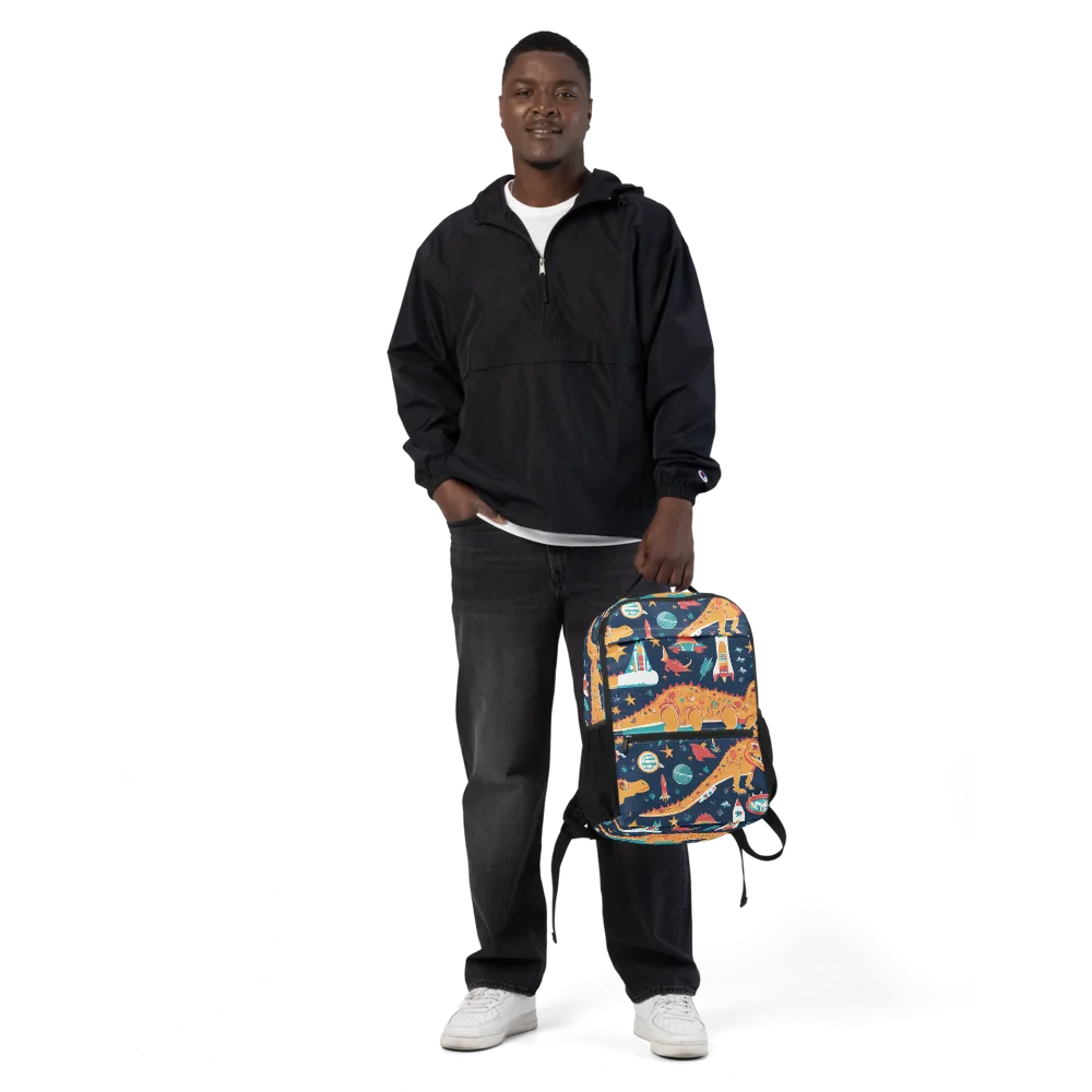 Jurassic Orbit on Utility Backpack — Front