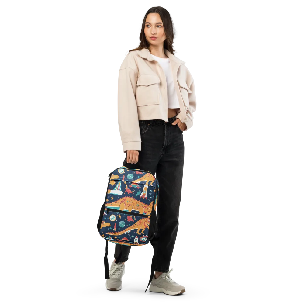 Jurassic Orbit on Utility Backpack — Front
