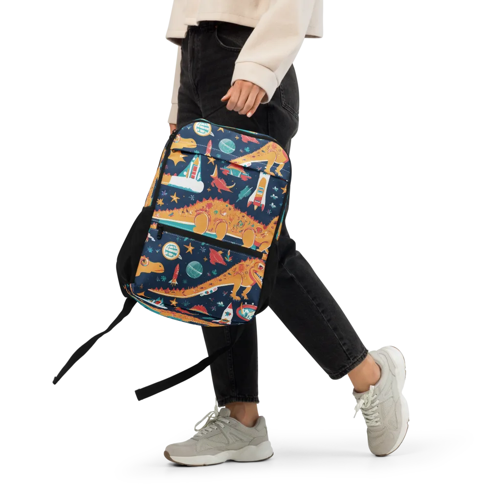 Jurassic Orbit on Utility Backpack — Front