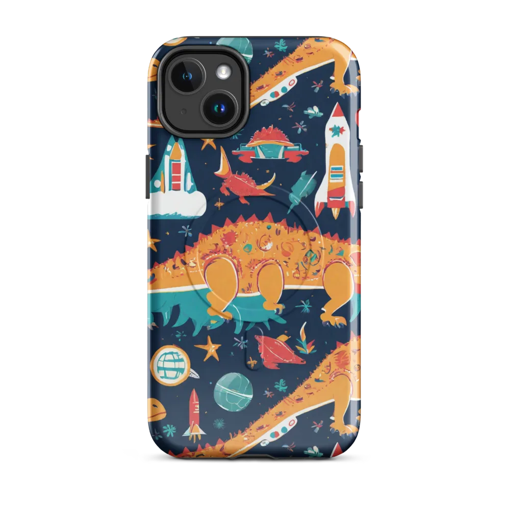 Jurassic Orbit on MagSafe Tough Case for iPhone® — Front