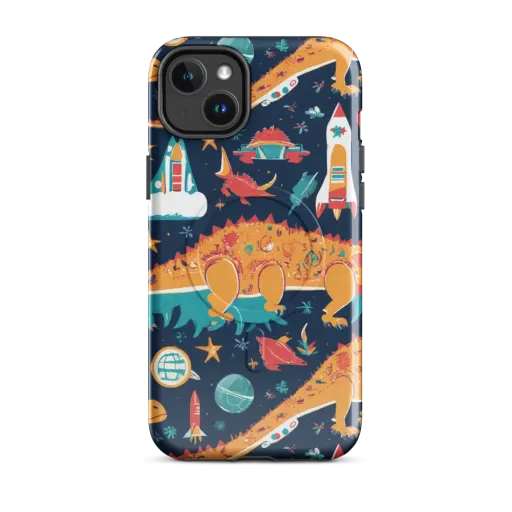 Jurassic Orbit on a MagSafe Tough Case for iPhone®