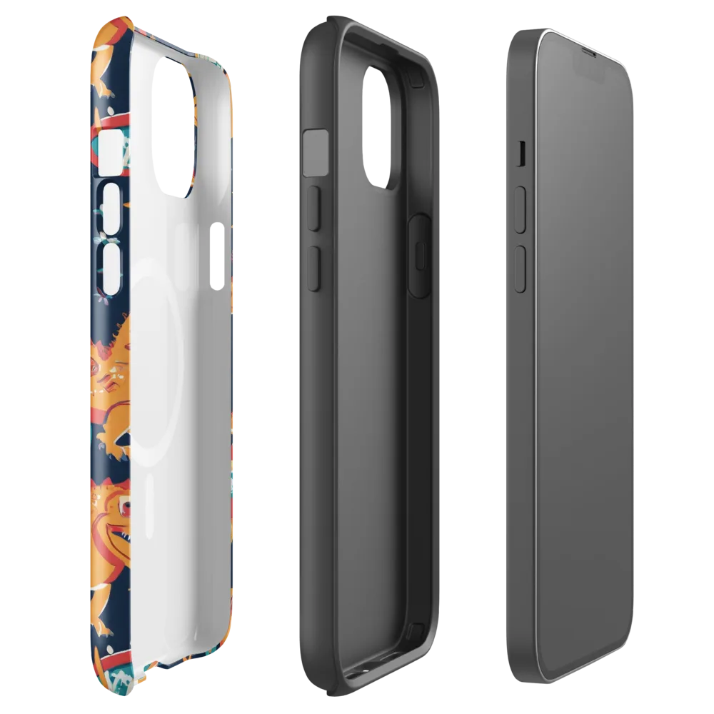 Jurassic Orbit on MagSafe Tough Case for iPhone® — Front
