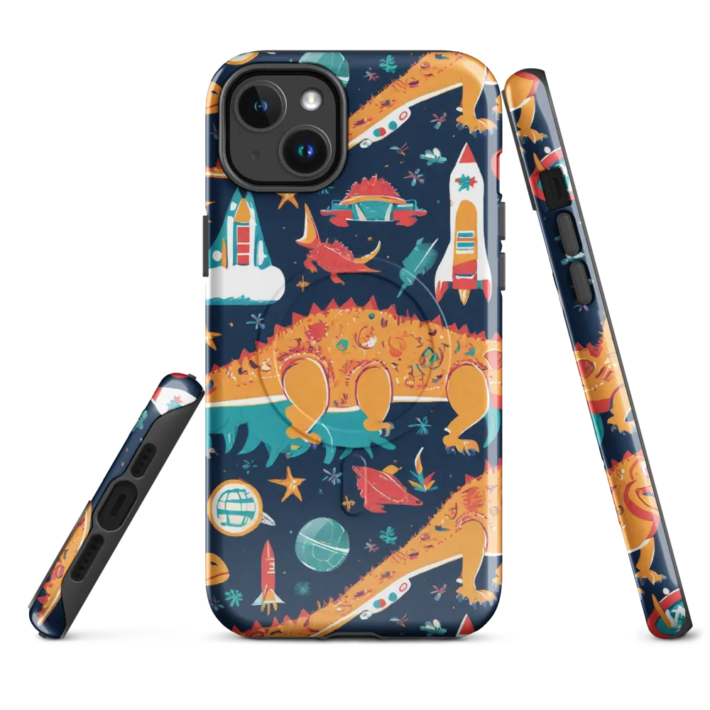 Jurassic Orbit on MagSafe Tough Case for iPhone® — Front