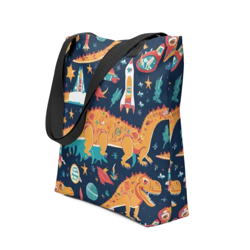 Jurassic Orbit on a Tote Bag