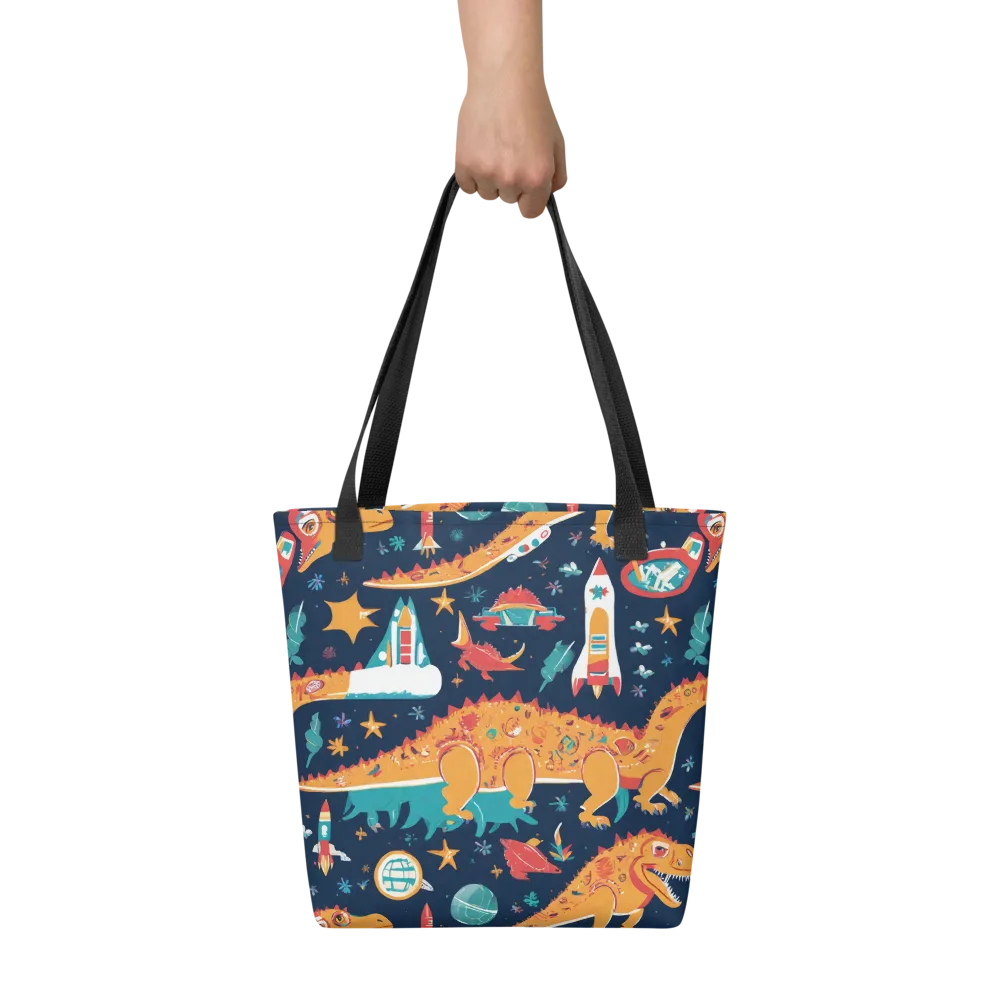 Jurassic Orbit on Tote Bag — Front