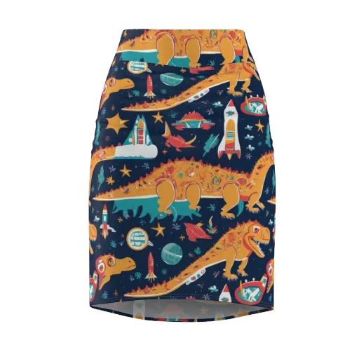 Jurassic Orbit on a Pencil Skirt