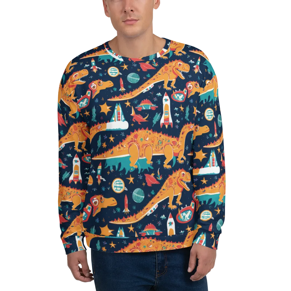 Jurassic Orbit on Sweatshirt — Front
