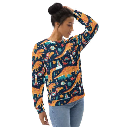 Jurassic Orbit on a Sweatshirt