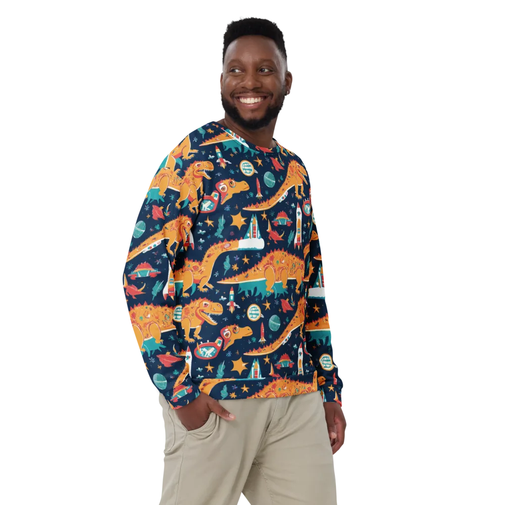 Jurassic Orbit on Sweatshirt — Front