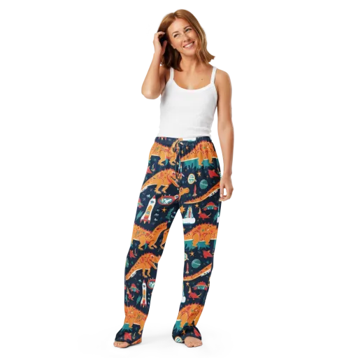 Jurassic Orbit on a Women's Pajama Pants
