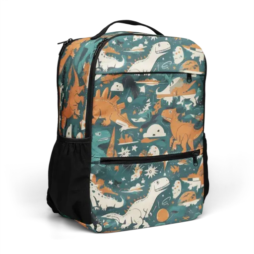 Cretaceous Carnival on a Utility Backpack