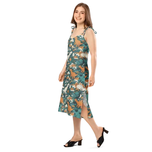 Cretaceous Carnival on a Slip Dress