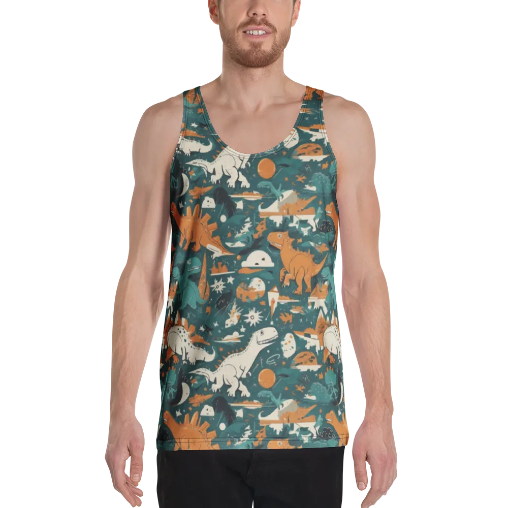 Cretaceous Carnival on Men's Tank Top — Front